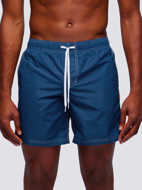 Sundek - Men's Iconic Stretch Waist Mid-Length Badeshorts - Herre - Navy