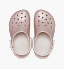 Crocs - Toddler Classic Glitter Clog Crocs - Børn (19-28) - Quartz Silver