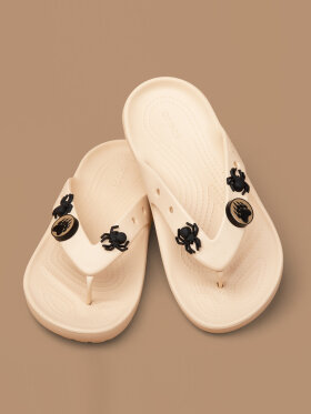 Crocs - å Classic Flip 2.0 Sandaler - Voksen - Shiitake (beige)