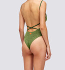 Sundek - Women's Lurex One-Piece Swimsuit - Dame - Lime