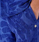 Europann - Men's Dan Jacquard Terry Shorts - Royal Blue