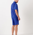 Europann - Men's Dan Jacquard Terry Shorts - Royal Blue