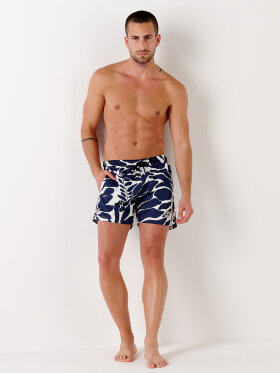 Europann - Men's Pietro Leaf Badeshorts - Herre - Marine