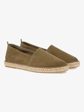 Europann - Men's Palma Læder Espadrillos - Herre - Khaki