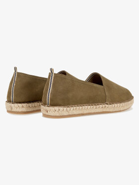 Europann - Men's Palma Læder Espadrillos - Herre - Khaki