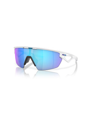 Oakley - Sphaera Sportsbriller - Matte White Frame/Prizm Sapphire Polarized Lenses
