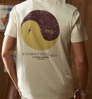 Lightning Bolt - Men's Yin & Yang Organic T-shirt - Herre - Beige