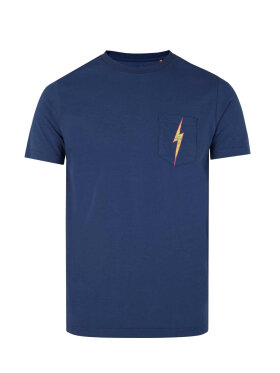 Lightning Bolt - Men's Regular Organic T-shirt - Herre - Insigna Blue