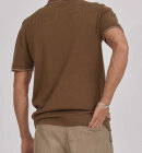 Lightning Bolt - Men's Striped Polo T-shirt - Herre - Brown