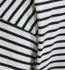 Freequent - Women's Petri T-shirt - Dame - Off-white w. Navy Blazer