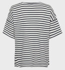 Freequent - Women's Petri T-shirt - Dame - Off-white w. Navy Blazer