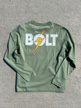 Lightning Bolt - Men's Long Sleeve Organic T-shirt - Herre - Sea Spray