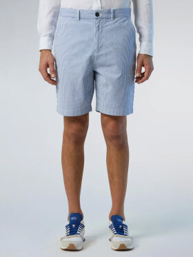 North Sails - Men's Freedom Chino Shorts - Herre - Combo 1 (Blue Stripe)