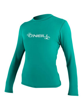 O'Neill - Women's Langærmet Basic Skin UPF 50+ UV T-shirt - Dame - Light Aqua