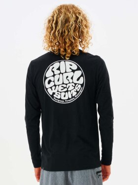 Rip Curl - Men's Icons Of Surf Long Sleeve UV T-shirt - Herre - Black