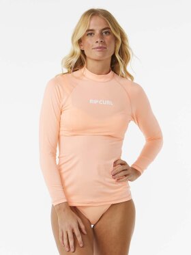 Rip Curl - Women's Classic Surf L/S UPF 50+ UV t-shirt - Dame - Bright Peach