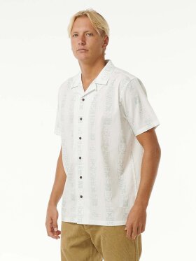 Rip Curl - Men's Salt Water Culture S/S Skjorte - Herre - Bone