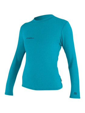 O'Neill - Women's TRVLR Hybrid Langærmet UPF 50+ UV T-shirt - Dame - Turquoise