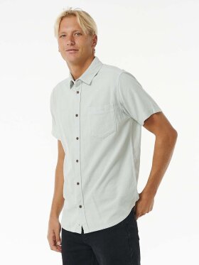 Rip Curl - Men's Washed Short Sleeve Skjorte - Herre - Mint