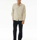 Rip Curl - Men's Quality Surf Products L/S Skjorte - Herre - Vintage White