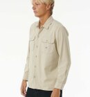 Rip Curl - Men's Quality Surf Products L/S Skjorte - Herre - Vintage White