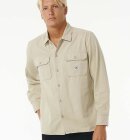 Rip Curl - Men's Quality Surf Products L/S Skjorte - Herre - Vintage White