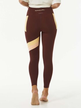 Rip Curl - Women's Run Swim Surf Revival Trænings Leggings - Dame - Plum