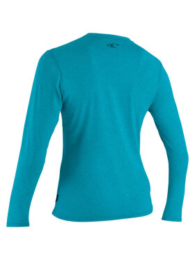 O'Neill - Women's TRVLR Hybrid Langærmet UPF 50+ UV T-shirt - Dame - Turquoise