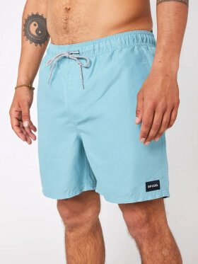 Rip Curl - Men's Easy Living 16inch Volley Badeshorts - Herre - Dusty Blue
