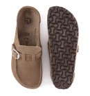 Birkenstock - Buckley Ruskindssandaler - Dame - Grey Taupe - Smal