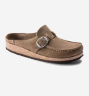 Birkenstock - Buckley Ruskindssandaler - Dame - Grey Taupe - Smal