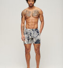 Superdry - å Men's 15" Print Badeshorts - Herre - Mono Palm Print