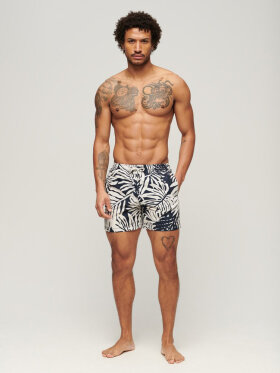 Superdry - å Men's 15" Print Badeshorts - Herre - Mono Palm Print
