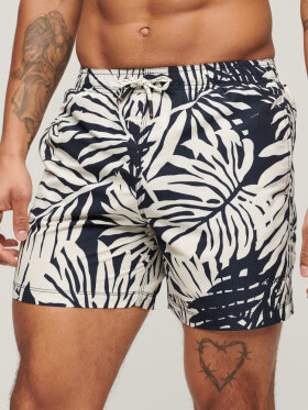 Superdry - å Men's 15" Print Badeshorts - Herre - Mono Palm Print
