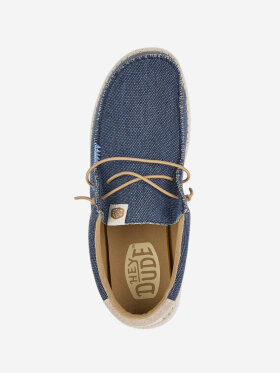 Hey Dude - Men's Wally Coastline Jute sko - Herre - Navy
