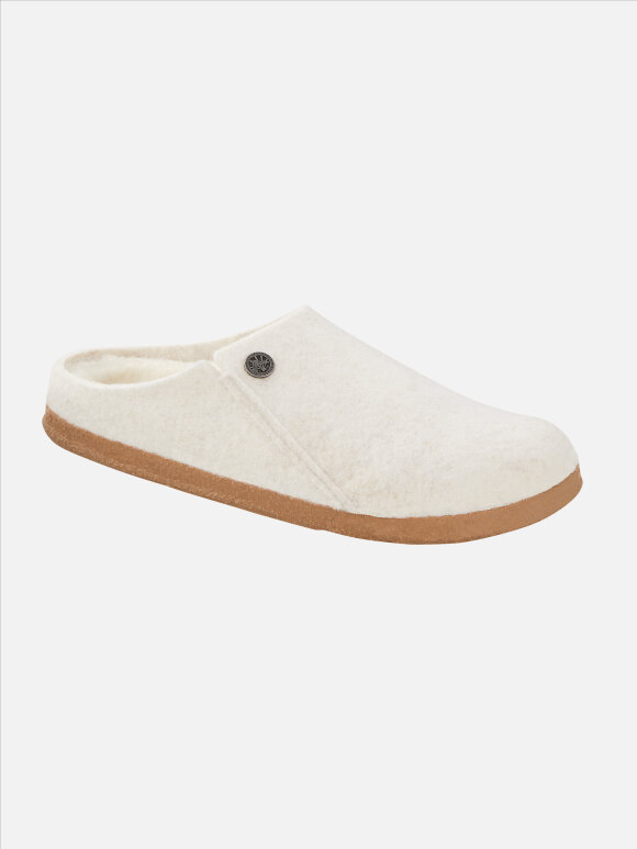 Birkenstock - Zermatt Uld Sutsko - Dame - Ecru - Normal