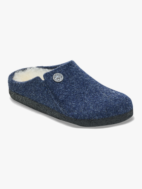 Birkenstock - Zermatt Lammeskind Sutsko - herre - Dark Blue - Normal
