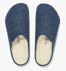 Birkenstock - Zermatt Lammeskind Sutsko - herre - Dark Blue - Normal