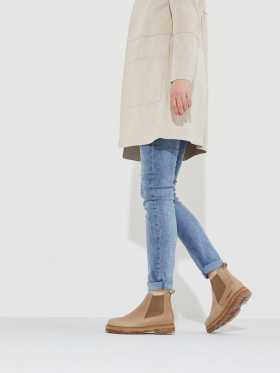 Birkenstock - Men's Stalon - Chelsea Boot - Nubucklæder - Sandcastle - Normal