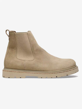 Birkenstock - Highwood Slip On Men Suede Chelsea Boot - Taupe - Normal