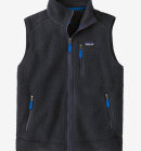 Patagonia - Retro Pile Vest til Mænd - Pitch Blue / Endless Blue 