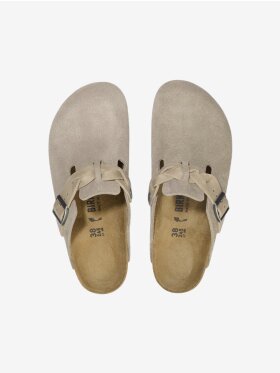 Birkenstock - Boston Braided - Suede Leather  - Taupe - Smal
