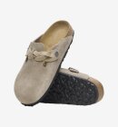 Birkenstock - Boston Braided - Suede Leather  - Taupe - Smal