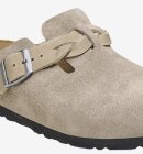 Birkenstock - Boston Braided - Suede Leather  - Taupe - Smal