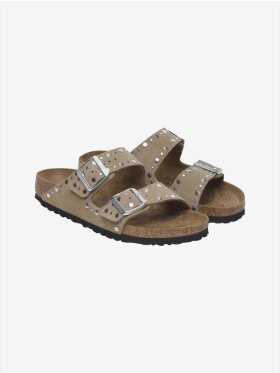 Birkenstock - Arizona Rivet - Suede Leather - Taupe - Smal