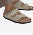 Birkenstock - Arizona Rivet - Suede Leather - Taupe