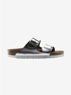 Birkenstock - Arizona Sandal Naturlæder - Metallic Silver - Normal