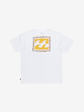 Billabong - Crayon Wave - Short Sleeves T-Shirt for Men - White