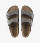 Birkenstock - Arizona Nubuck Leather - Desert Buck Whale Gray - Normal