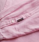Superdry - Vacation L/S Linen Shirt - Men - Coastal Pink
